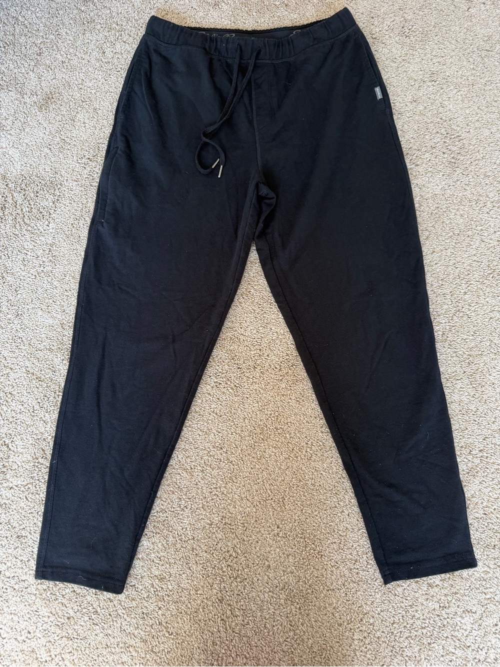 Eddie Bauer Black Men's Drawstring Joggers